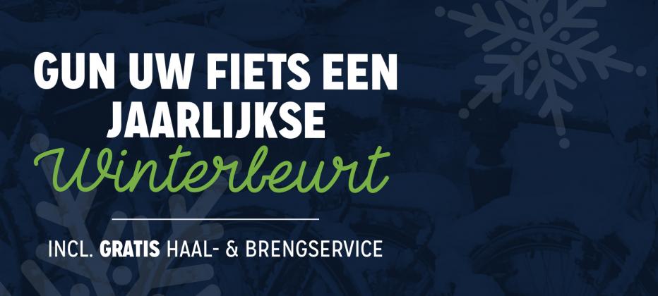 Gun uw fiets een jaarlijkse winterbeurt!